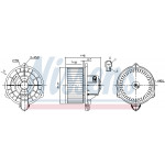 NISSENS Elektromotor, Innenraumgebläse