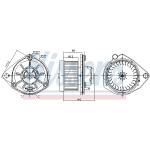 NISSENS Elektromotor, Innenraumgebläse