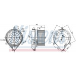 NISSENS Elektromotor, Innenraumgebläse