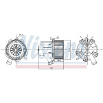 NISSENS Elektromotor, Innenraumgebläse