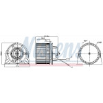 NISSENS Elektromotor, Innenraumgebläse