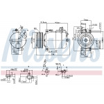NISSENS Kompressor, Klimaanlage