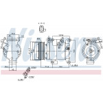 NISSENS Kompressor, Klimaanlage