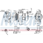 NISSENS Kompressor, Klimaanlage