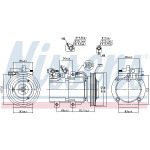 NISSENS Kompressor, Klimaanlage