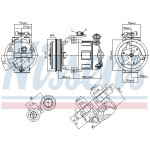 NISSENS Kompressor, Klimaanlage