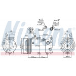 NISSENS Kompressor, Klimaanlage