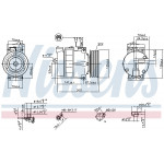 NISSENS Kompressor, Klimaanlage