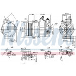 NISSENS Kompressor, Klimaanlage