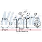 NISSENS Kompressor, Klimaanlage