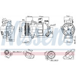 NISSENS Kompressor, Klimaanlage