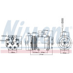 NISSENS Kompressor, Klimaanlage