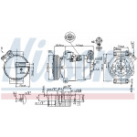 NISSENS Kompressor, Klimaanlage