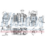 NISSENS Kompressor, Klimaanlage