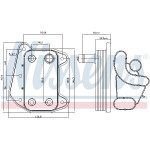 NISSENS Ölkühler, Motoröl