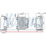 NISSENS Ölkühler, Automatikgetriebe