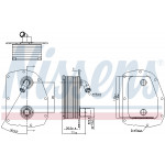 NISSENS Ölkühler, Motoröl