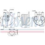 NISSENS Ölkühler, Motoröl