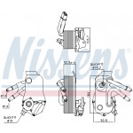 NISSENS Ölkühler, Automatikgetriebe