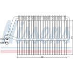 NISSENS Verdampfer, Klimaanlage