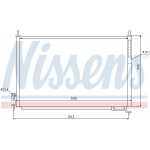 NISSENS Kondensator, Klimaanlage