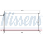 NISSENS Kondensator, Klimaanlage