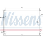 NISSENS Kondensator, Klimaanlage