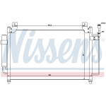 NISSENS Kondensator, Klimaanlage