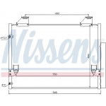 NISSENS Kondensator, Klimaanlage