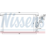 NISSENS Kondensator, Klimaanlage
