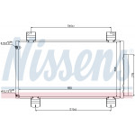 NISSENS Kondensator, Klimaanlage