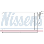 NISSENS Kondensator, Klimaanlage