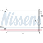 NISSENS Kondensator, Klimaanlage
