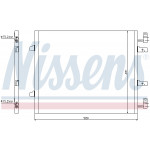 NISSENS Kondensator, Klimaanlage