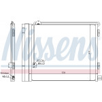 NISSENS Kondensator, Klimaanlage