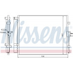 NISSENS Kondensator, Klimaanlage