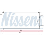 NISSENS Kondensator, Klimaanlage