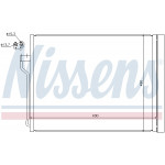 NISSENS Kondensator, Klimaanlage