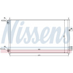 NISSENS Kondensator, Klimaanlage