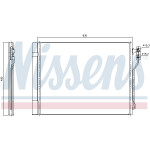 NISSENS Kondensator, Klimaanlage