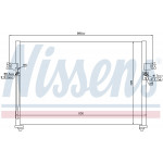 NISSENS Kondensator, Klimaanlage