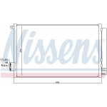 NISSENS Kondensator, Klimaanlage