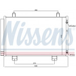 NISSENS Kondensator, Klimaanlage