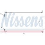NISSENS Kondensator, Klimaanlage