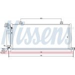 NISSENS Kondensator, Klimaanlage