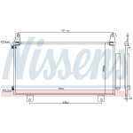 NISSENS Kondensator, Klimaanlage