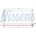 NISSENS Kondensator, Klimaanlage