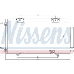 NISSENS Kondensator, Klimaanlage