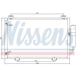 NISSENS Kondensator, Klimaanlage