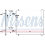 NISSENS Kondensator, Klimaanlage